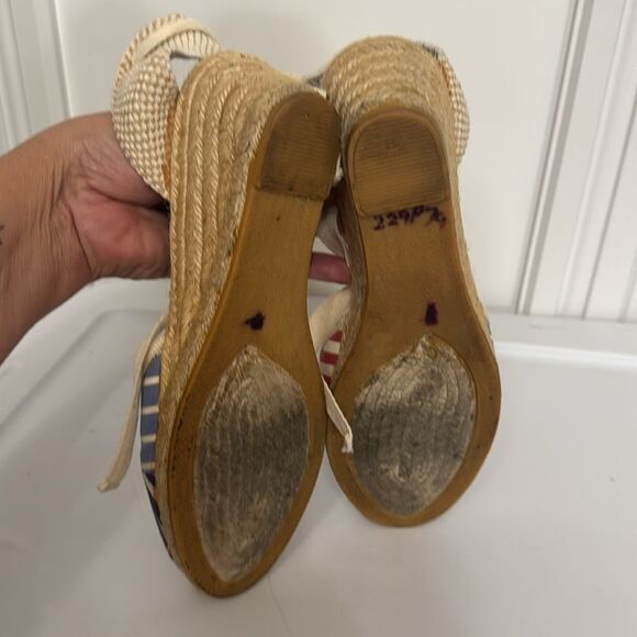 Coach Espadrilles Colorful Woven Flat Soles - Picture 7 of 8